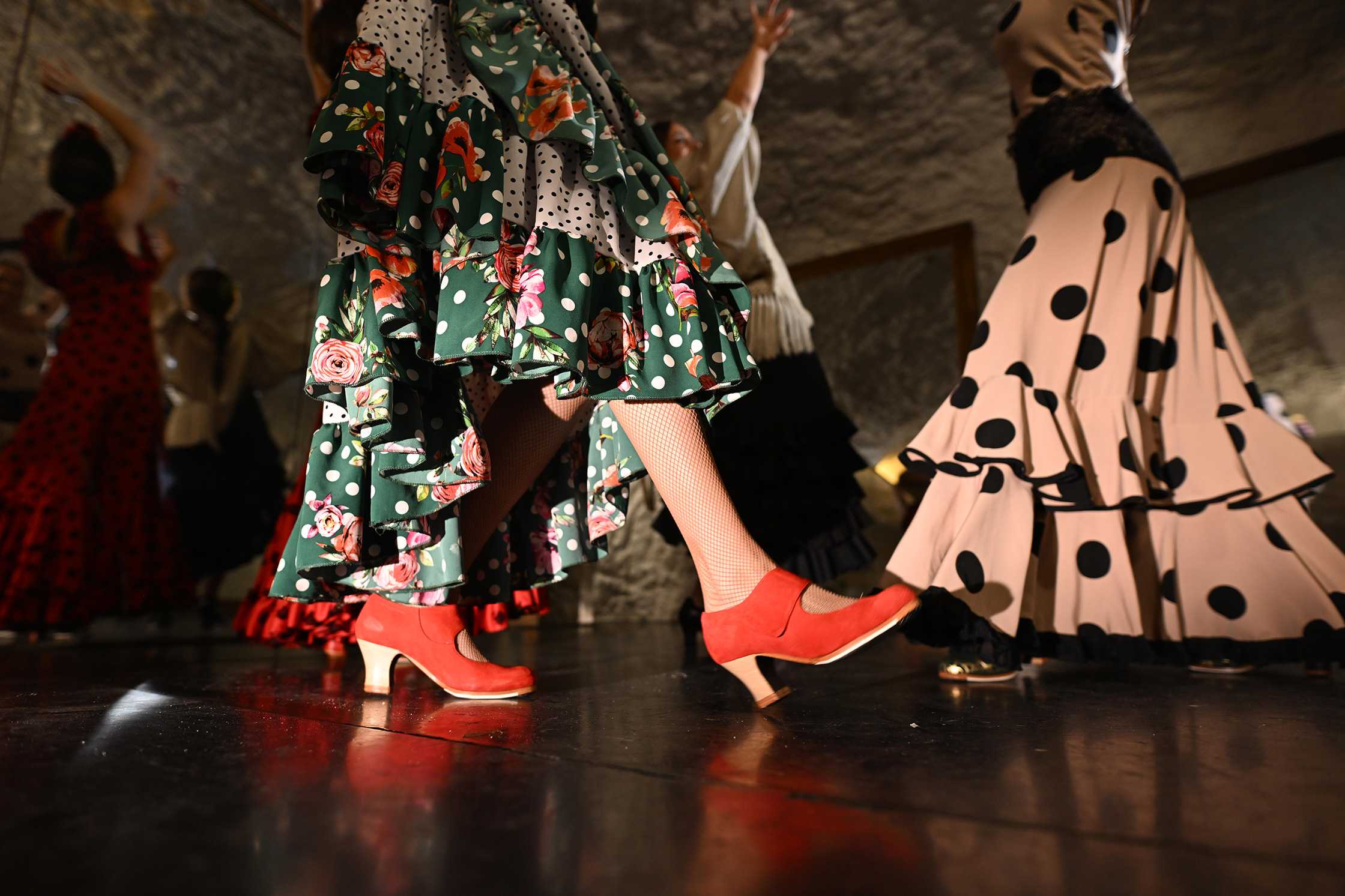 Zapatos de flamenco para bailarines profesionales